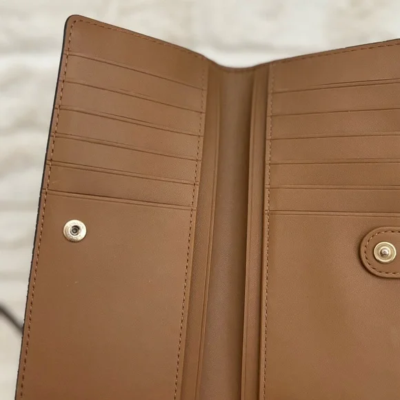 Coach Snowflake File Crossbody Bag & Matching slim wallet SET - Picture 6 of 7